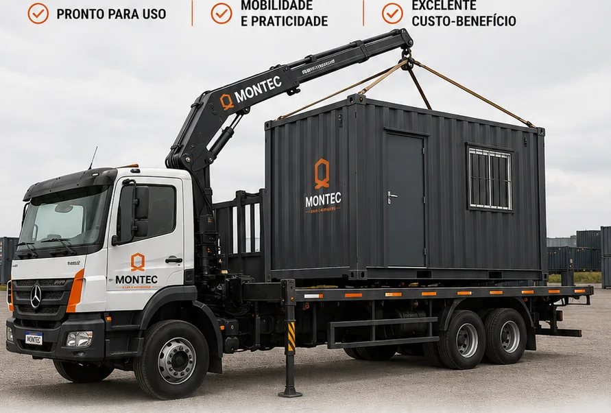 Transporte e locação de container Montec